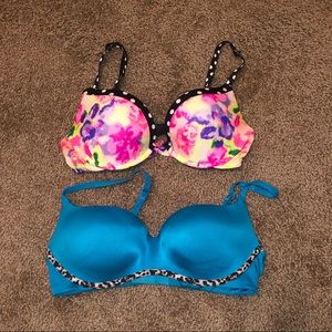 2 Victoria’s Secret/ Pink Bras